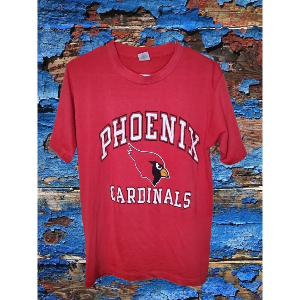 Vintage LOGO7 Phoenix Cardinals T Shirt Adult Medium NFL Arizona
